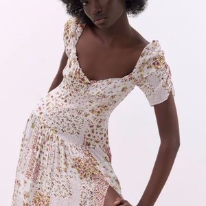 Zara Midi Dress Floral